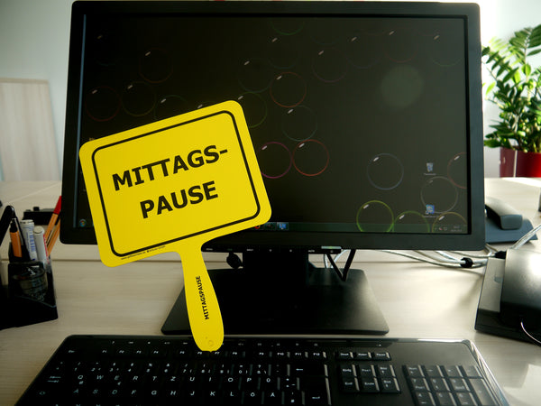 mittagspause-schild