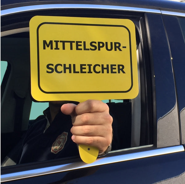 mittelspurschleicher-schild