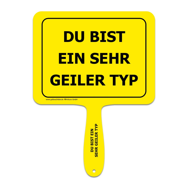 Du bist ein sehr geiler Typ