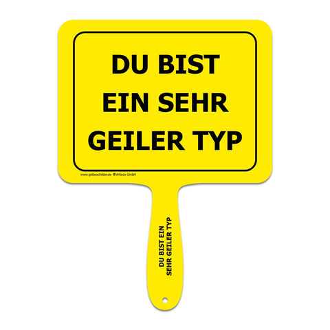 Du bist ein sehr geiler Typ
