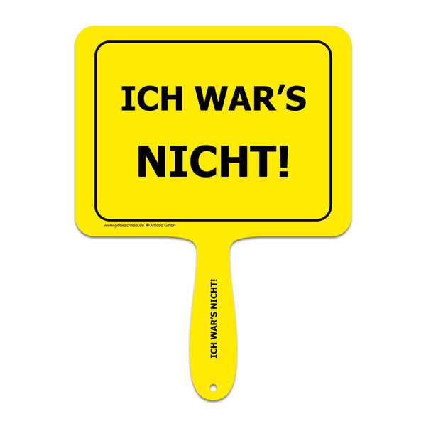 Ich war's nicht!