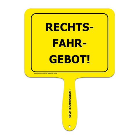 Rechtsfahrgebot!