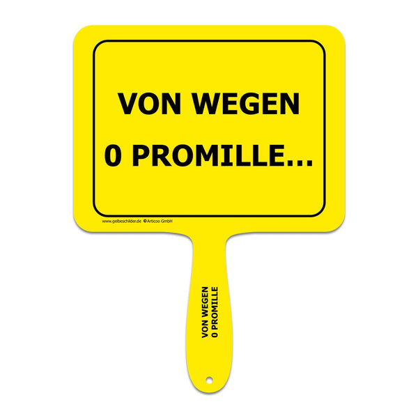 Von wegen 0 Promille...